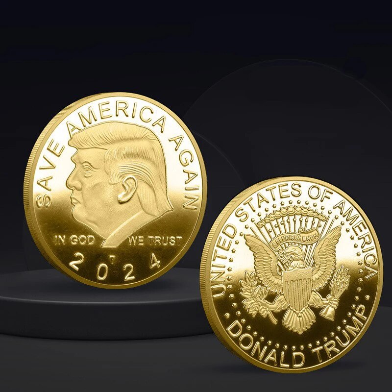 1pc Trump 2024 Commemorative Coin American Eagle Commemorative Coin Trump Coins