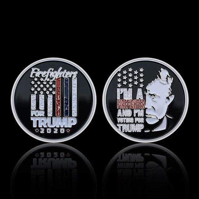 2020 Donald Trump SILVER Coin Collectibles US President Commemorative Coin In Capsule Festival Gift