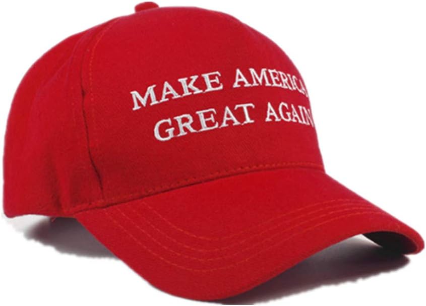 MAGA Hat Make America Great Again Donald Trump Slogan with USA Flag Cap Adjustable 2024 Keep America Great Baseball Hat (Red)