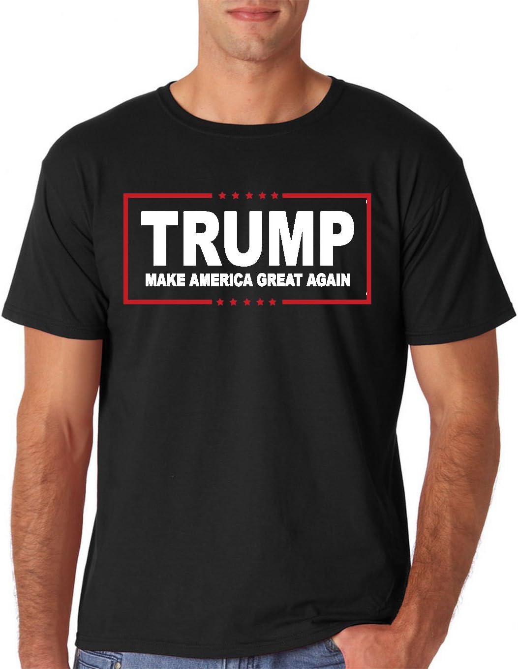 AW Fashions Men's Trump Make America Great Again - MAGA Tee - 45th President 2020 Trump -2016 Donald Trump for T-Shirt