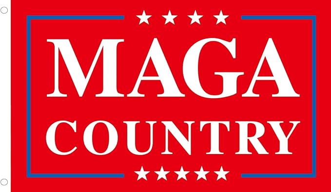 Anti Joe Biden MAGA Country Flag,Donald Trump 2024 Republican Make America Great Again Banner Decorations,Ultra Maga Extremist Funny Flags 3x5 Ft outdoor