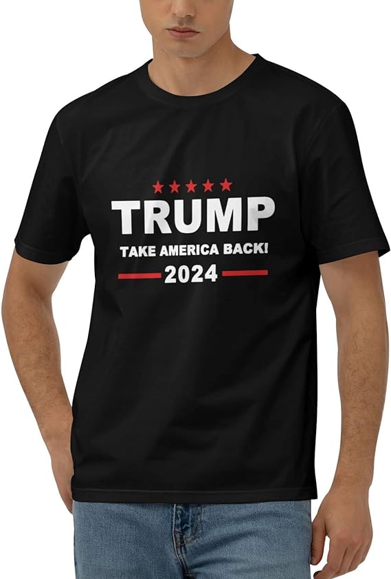 Trump 2024 Take America Back T-Shirt Man Shirt Short Sleeve Novelty Shirts