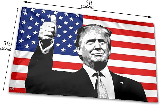 Double Sided Outdoor 3x5ft Flag Donald-Trump Very Good Home Garden Decoration Flag Durable Fade Resistant For All Weather Outdoor